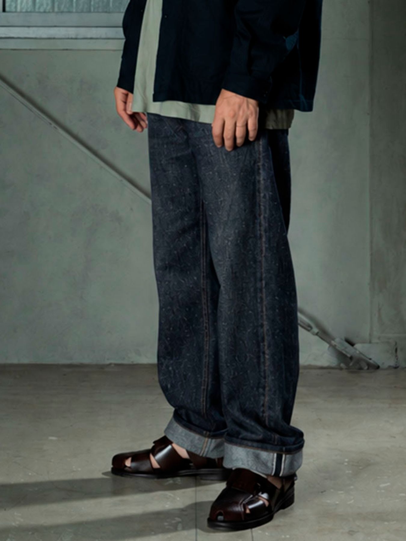 【予約品 11月9日(月) 締切】TRADITIONALDENIM / トラディショナルデニム / インディゴ×金茶ステッチ