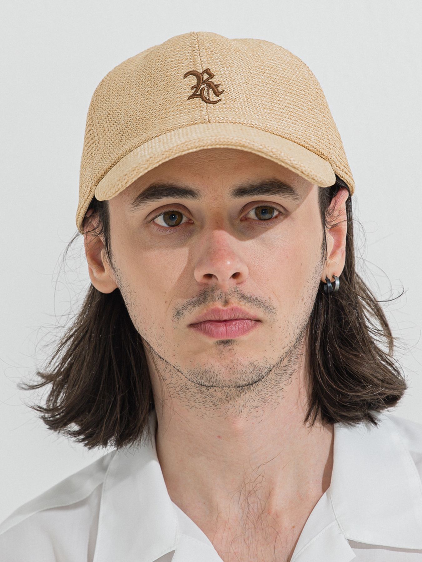 【予約品 】STRAW MESH LOW CAP / ストローメッシュローキャップ / ベージュ