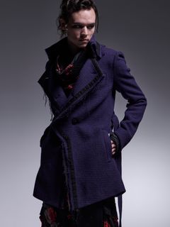 【予約品 】Cut Off Napoleon Jacket / カットオフナポレオンジャケット / パープル