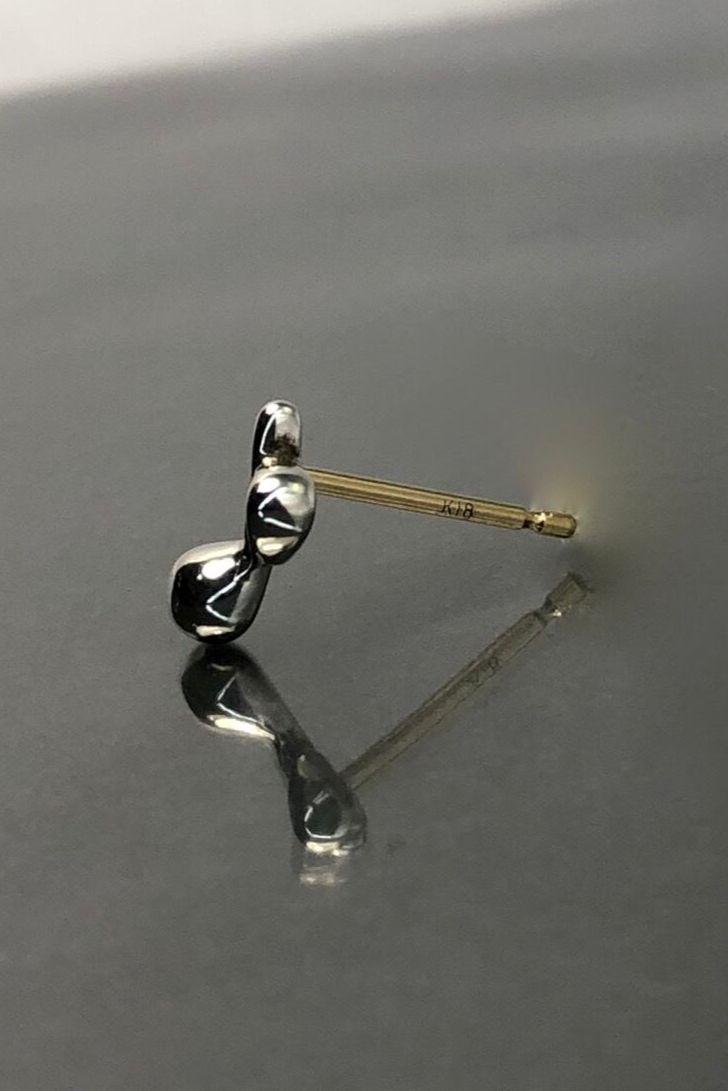 《受注生産》 NOTE STUD ピアス 【GOD SIZE】 注文から2～3週間後入荷予定