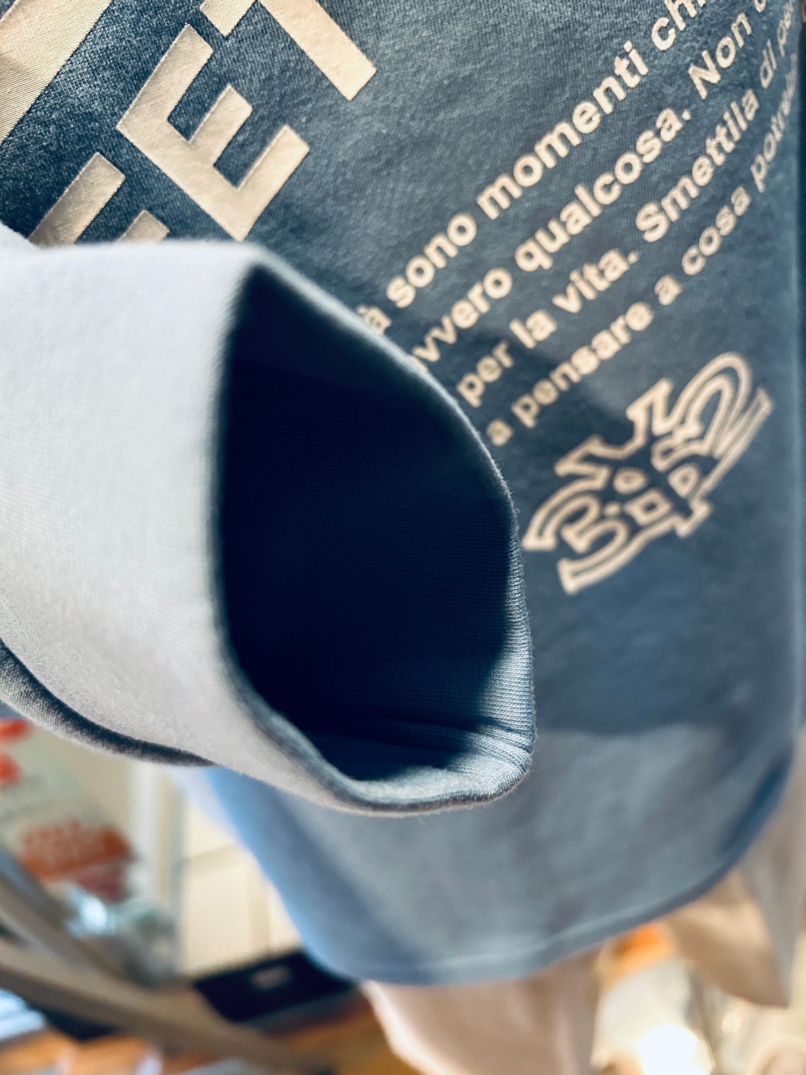 SYMBOLIC MARK SWEAT L/S TEE サックス 【SY32 by SWEET YEARS】