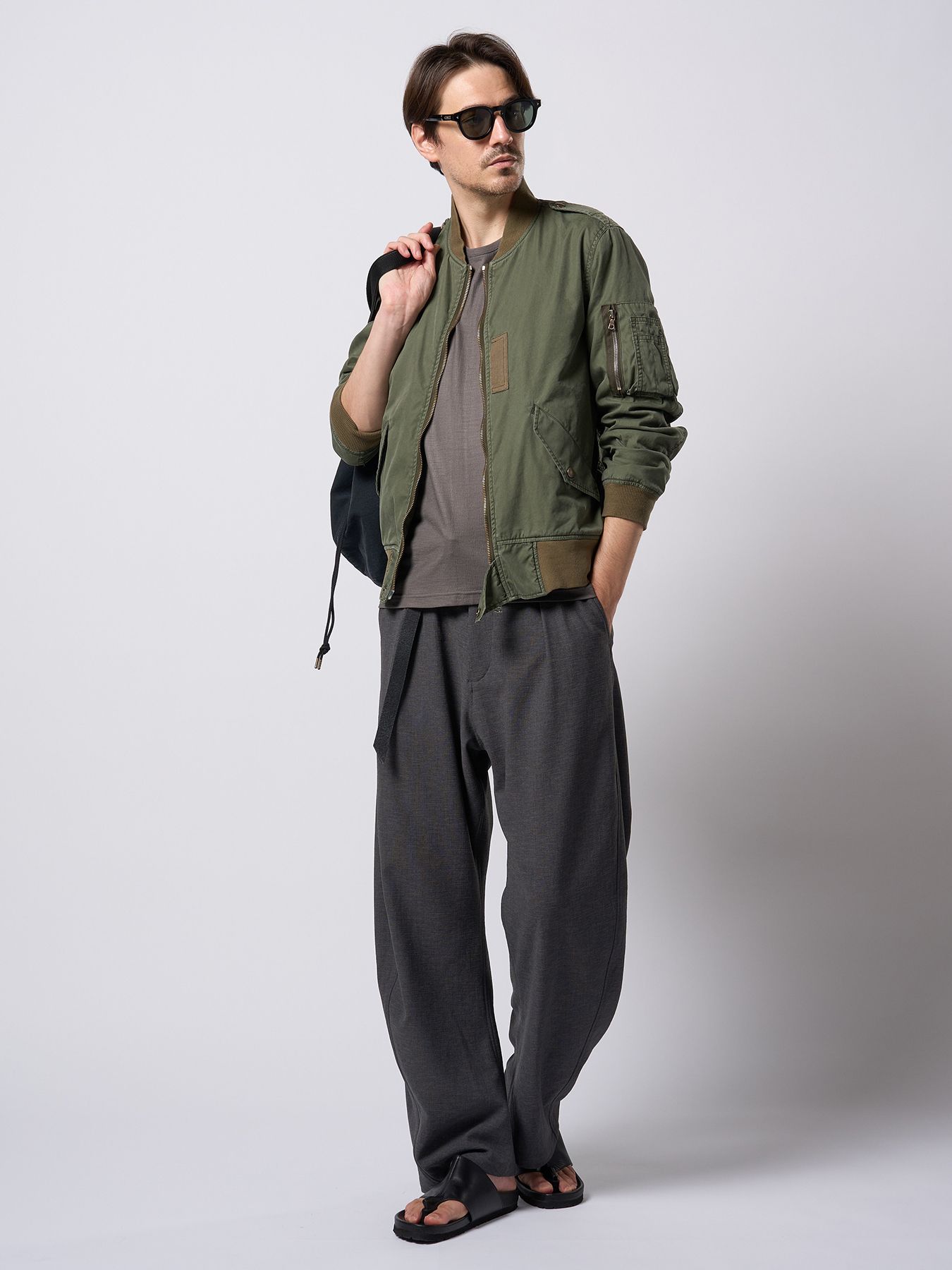 【予約品 9月23日(火) 締切】vintage drawstring tote bag / ヴィンテージ ドローストリング トートバッグ / ブラック