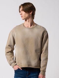 【予約品 4月19日(日) 18時締切】fade cut-off sweatshirt / フェード カットオフ スウェットシャツ / フェードベージュ
