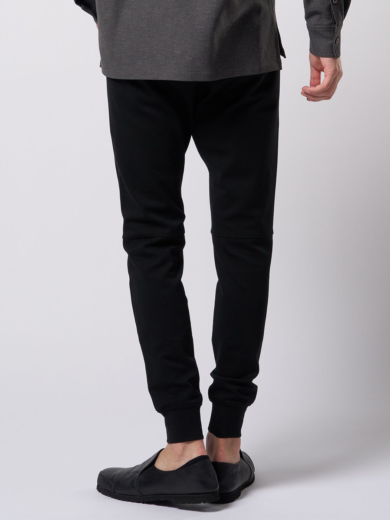 【予約品 9月23日(火) 締切】basic rib sweat pants / ベーシック リブスウェットパンツ / ブラック