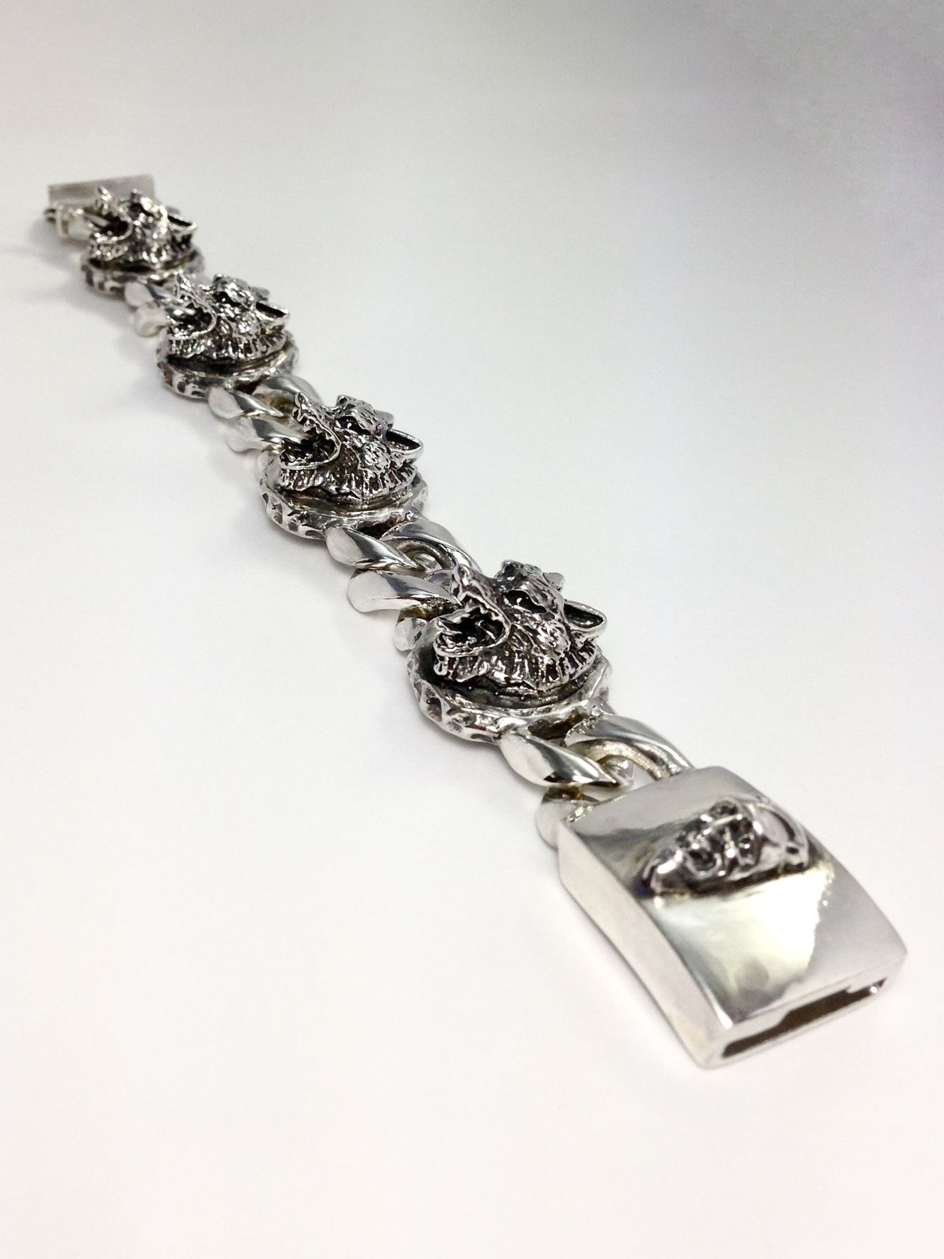 《受注生産》CHAIN BRACELET [WOLVES] / チェーンブレスレット・ウルヴス / 注文から3～6週間後入荷予定