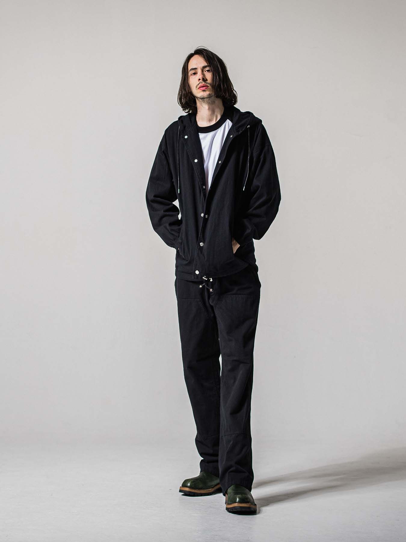 【予約品 11月16日(日) 締切】COACH HOODIE / コーチジャケットパーカー / ブラック