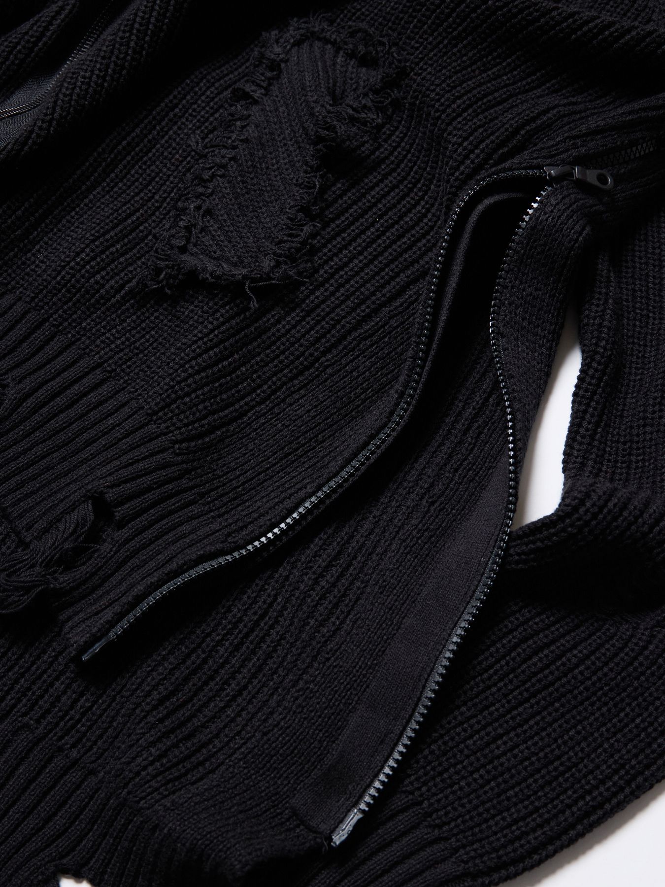 VICIOUS CARDIGAN / ミドル丈カーディガン / BLACK