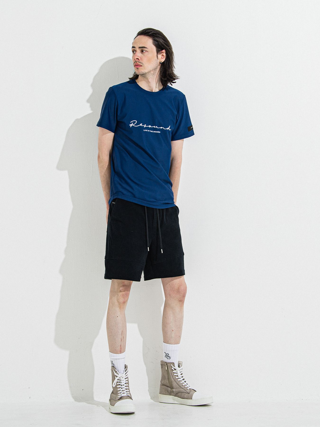 【予約】TYLER PILE SHORTS / タイラーパイルショーツ / ブラック