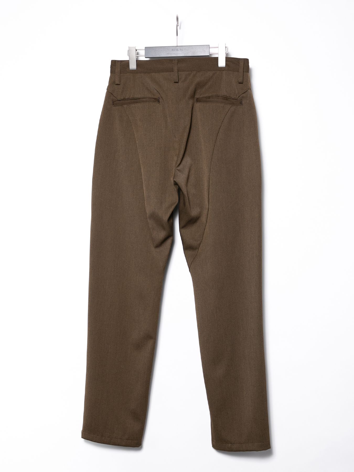 Washable High Density Wool polyethylene Twill Chino Pants / 高密度 ウール ポリエチレン ウォッシャブル ツイル チノパンツ / カーキ