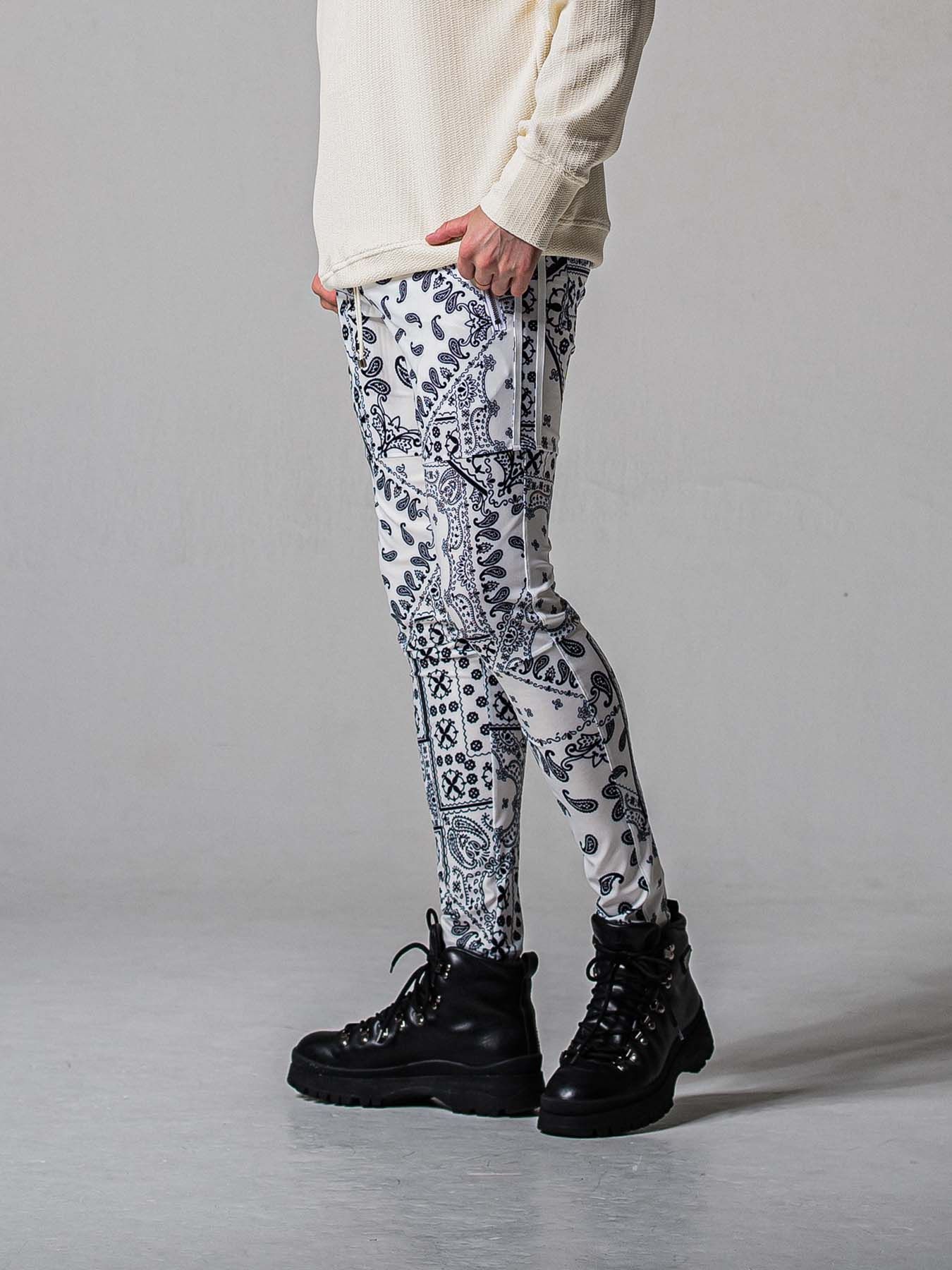 【予約品 11月16日(日) 締切】JOHNSON LINE PANTS / ジョンソンラインパンツ / バンダナホワイト