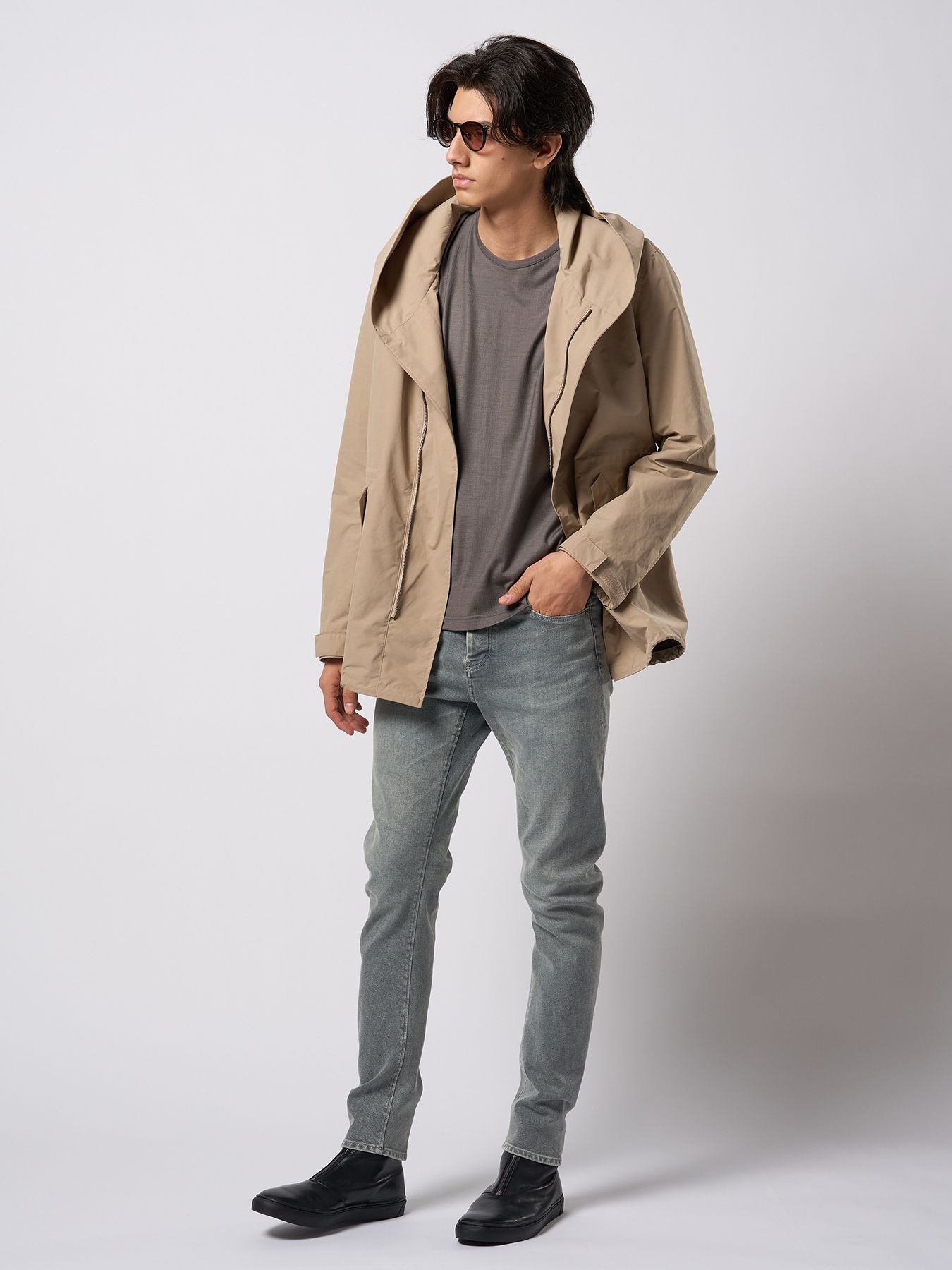 【予約品 9月23日(火) 締切】wrap field parka / ラップフィールドパーカ / ベージュ