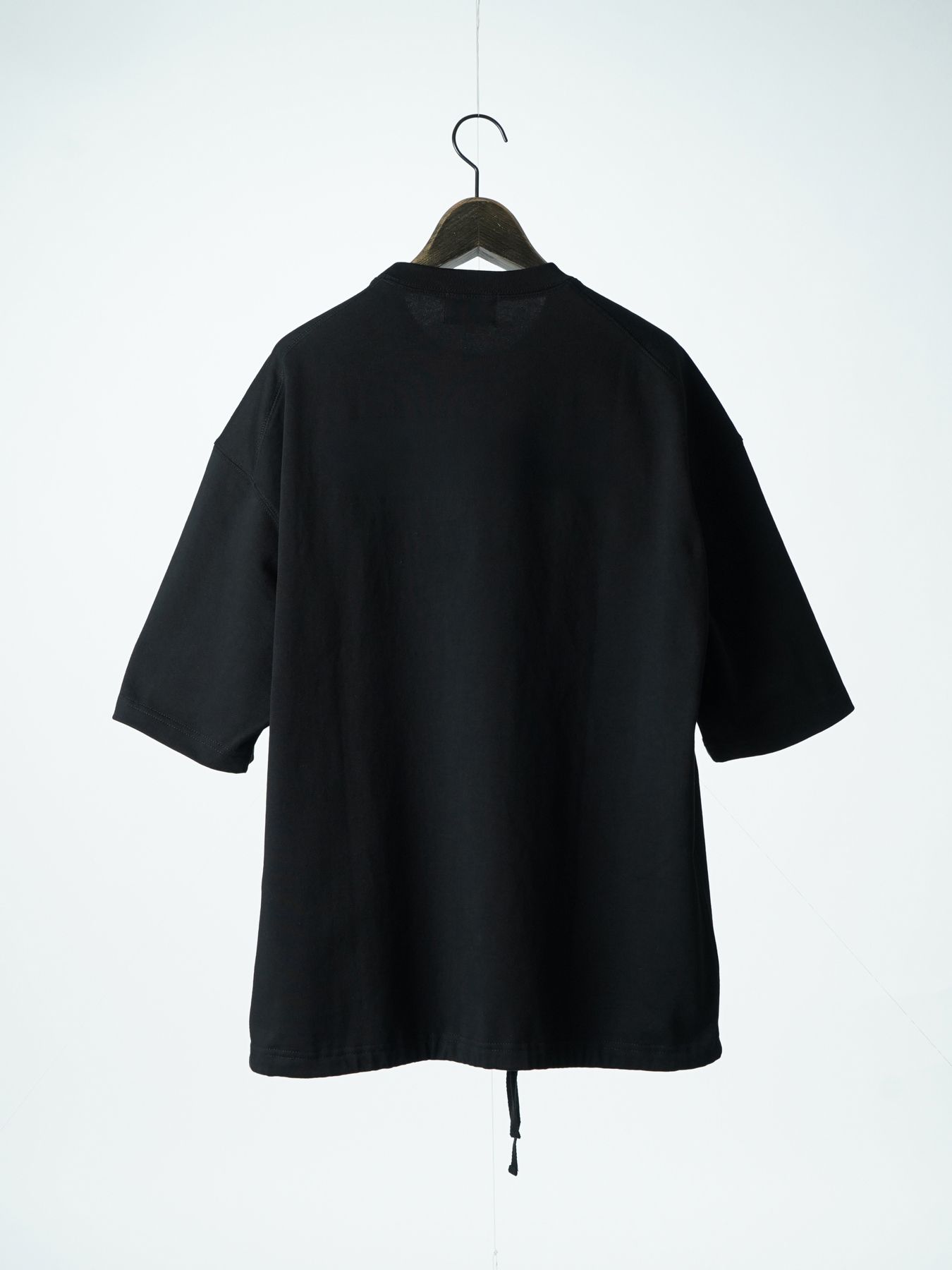 【予約品 2月1日(日) 締切】HEAVYJERSEY / ロゴ刺繍 Tシャツ / ブラック