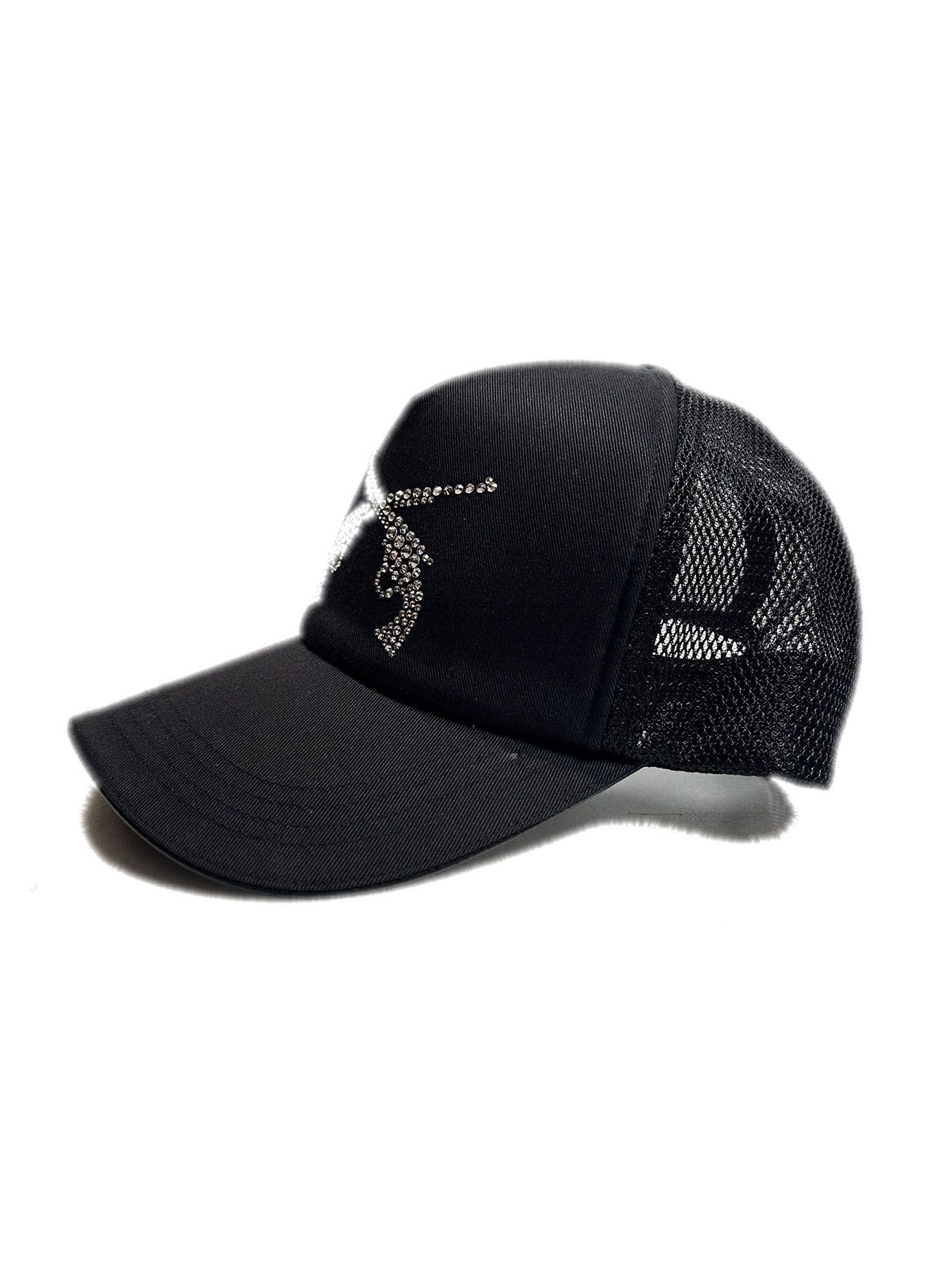 【予約品 8月10日(日) 締切 】CROSSGUN CRY BB CAP / クロスガン ベースボールキャップ / クリスタル ブラック×シルバー