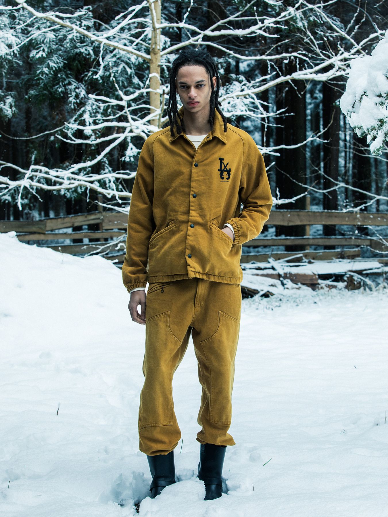 【予約品 3月9日(月) 18:00 締切】OXFORD PANTS / オックスフォード ダブルニーワークパンツ / マスタード