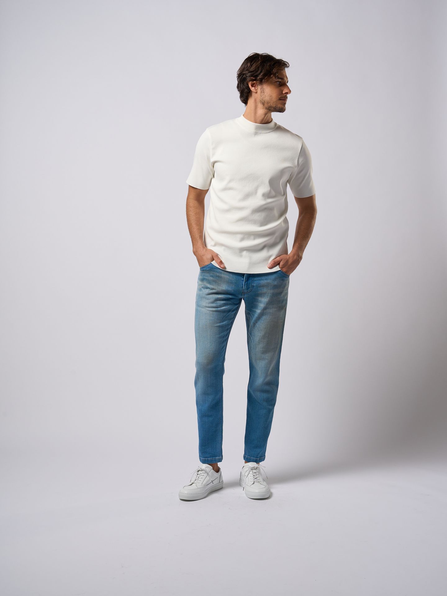 【予約品9月19日 10時締め】 low cut leather sneaker / レザースニーカー / ホワイト