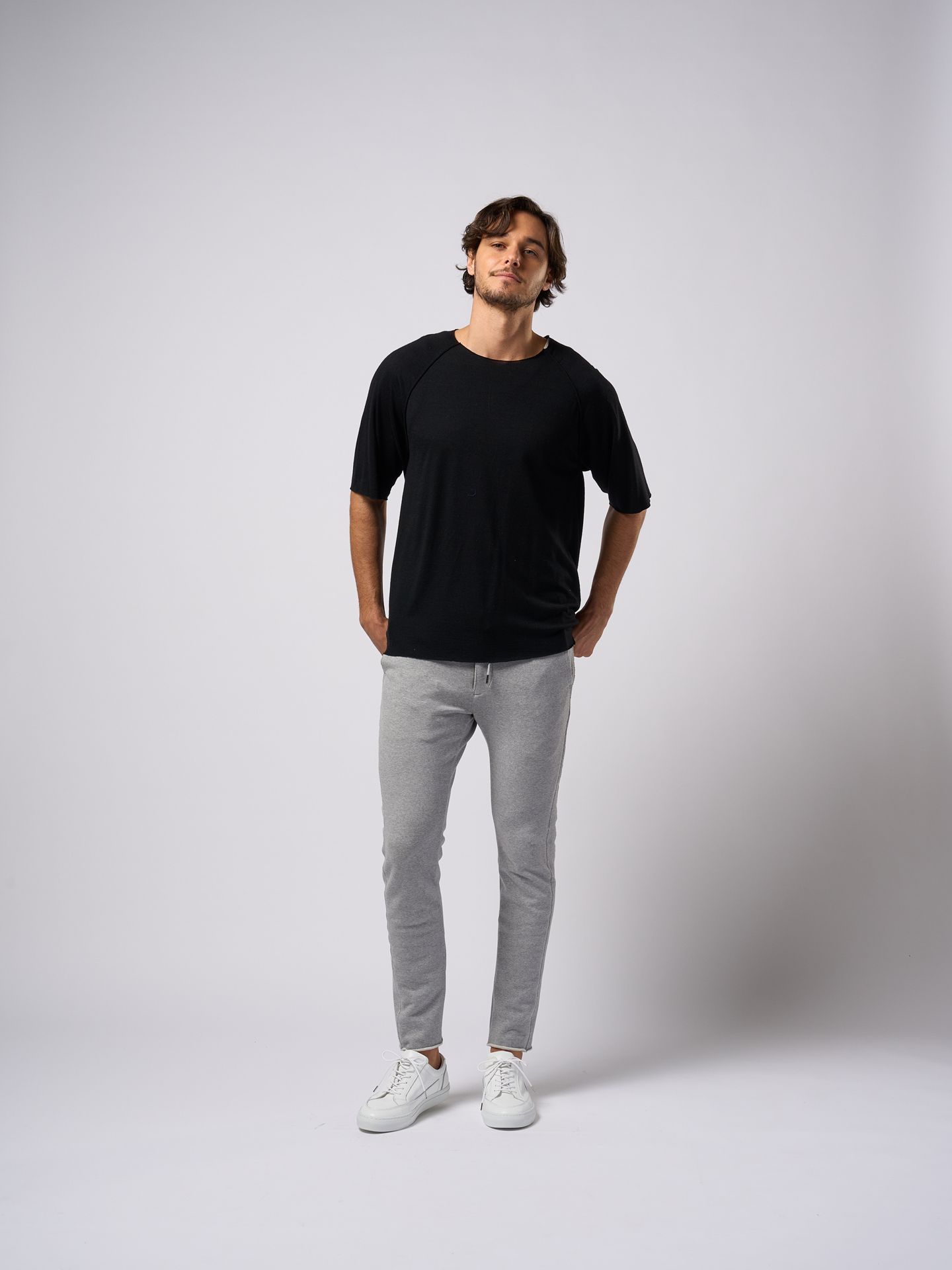 【予約品9月19日 10時締め】 jersey seam pants / イージーパンツ / グレー
