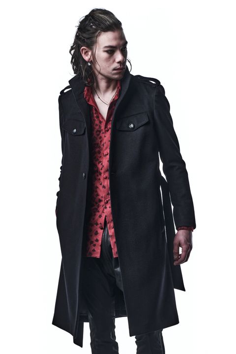 《予約品》 StandCollarCoat コート CashmereBeaver / Black 【kiryuyrik】 11月入荷予定