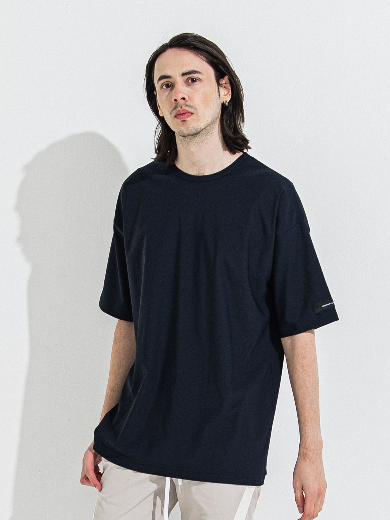 【予約品 】NYLON OVER T /  ナイロンオーバーサイズTシャツ / ネイビー