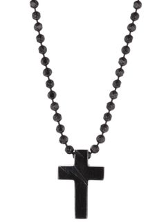 《予約品6/17締め》  CrossChoker ネックレス/ Silver925 / ブラック