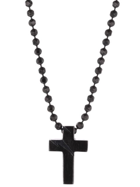 《予約品6/17締め》  CrossChoker ネックレス/ Silver925 / ブラック