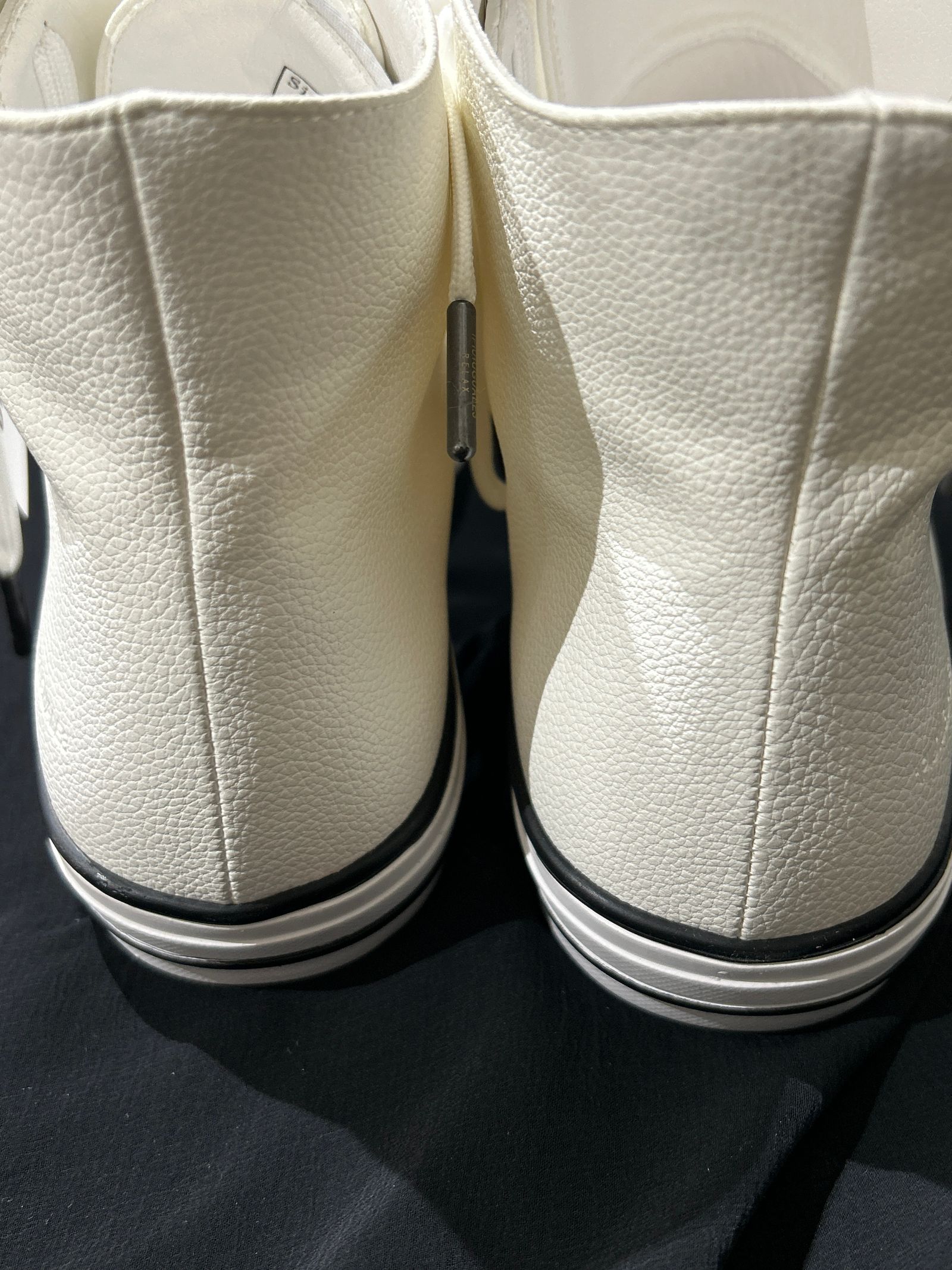 LUXURIOUS ZIP ハイカットスニーカーホワイト 【1PIU1UGUALE3 RELAX】