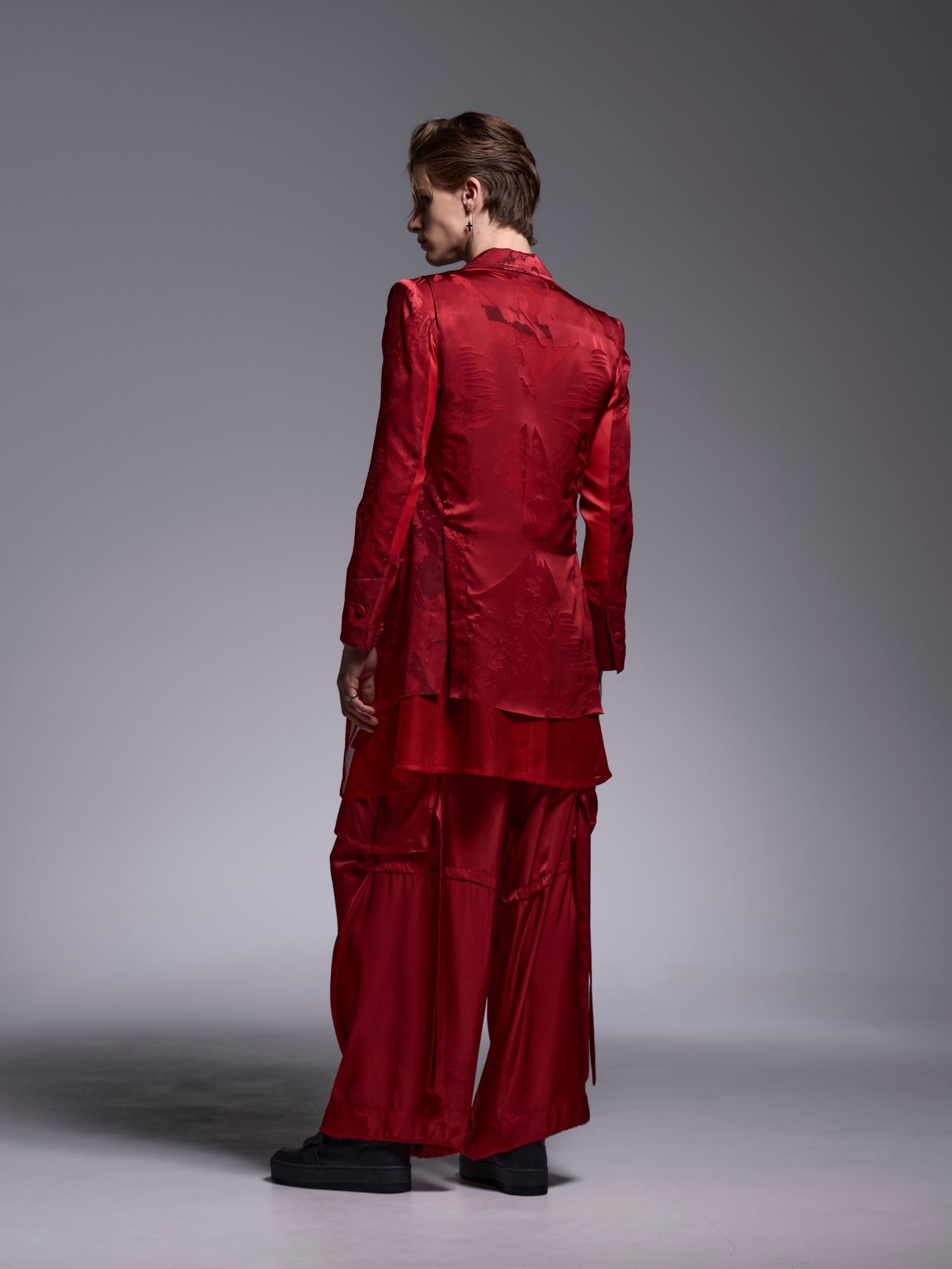 【予約品 1月4日(日) 締切】Layered Jacket / レイヤードジャケット / レッド