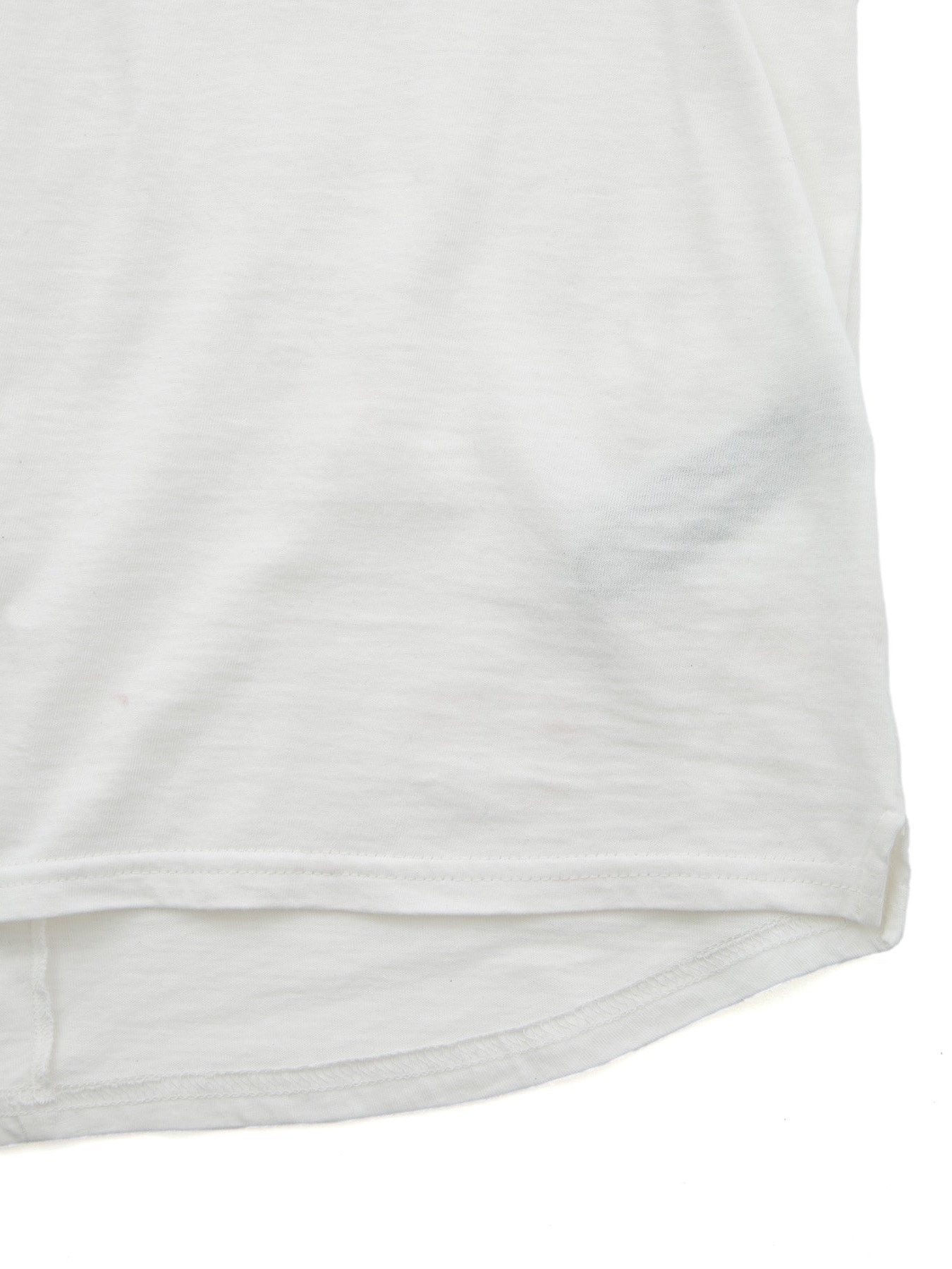 30/- ナチュラルソフト天竺 タンクトップ / Tank Top / ホワイト