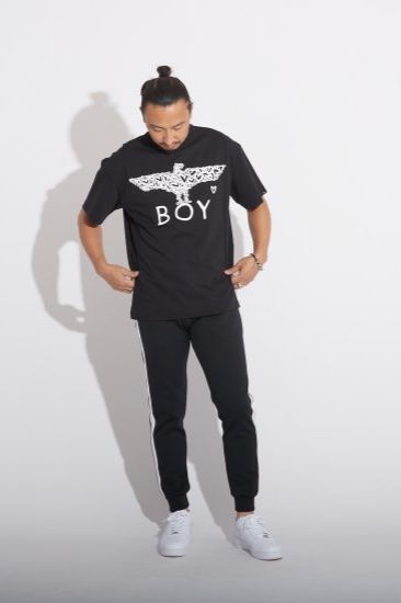 HEART EAGLE TEE/ ブラック 【BOY LONDON】