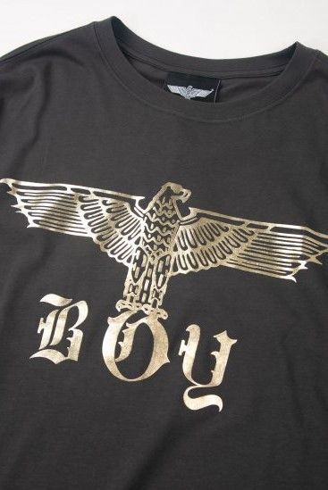 GOLD EAGLE L/S T-SHIRTS / Black 【BOY LONDON】