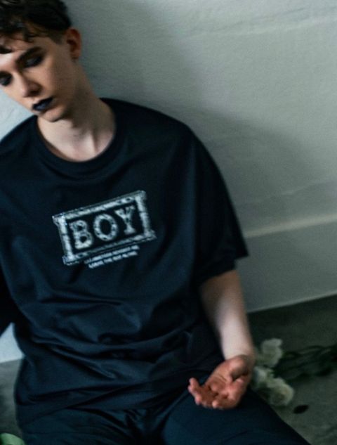 BOY RHINESTONE TEE / Tシャツ / ブラック 【BOY LONDON】