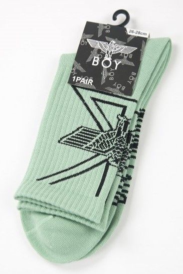 UK EAGLE SOX ソックス / GREEN 【BOY LONDON】