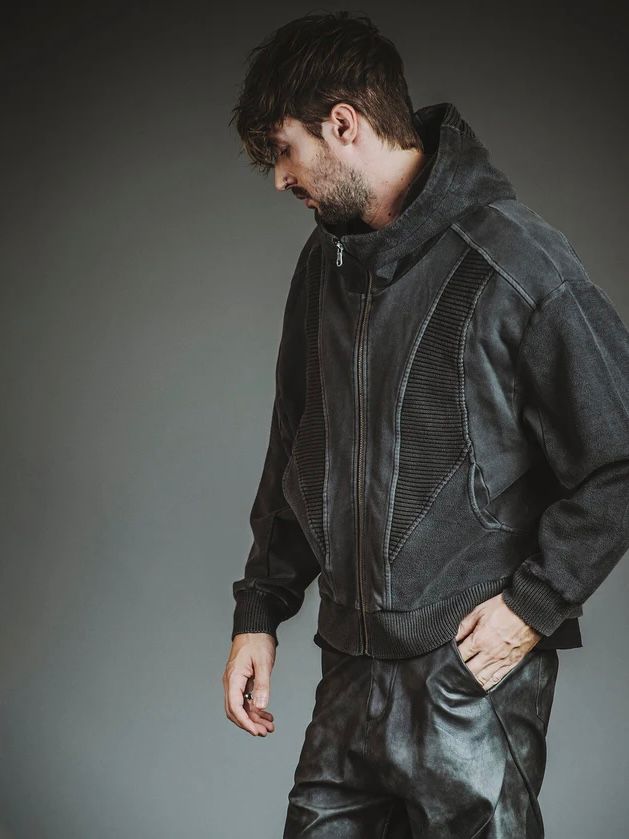 チェンジングニットフーデッドブルゾン 857010-360B / グレー【NO ID.】