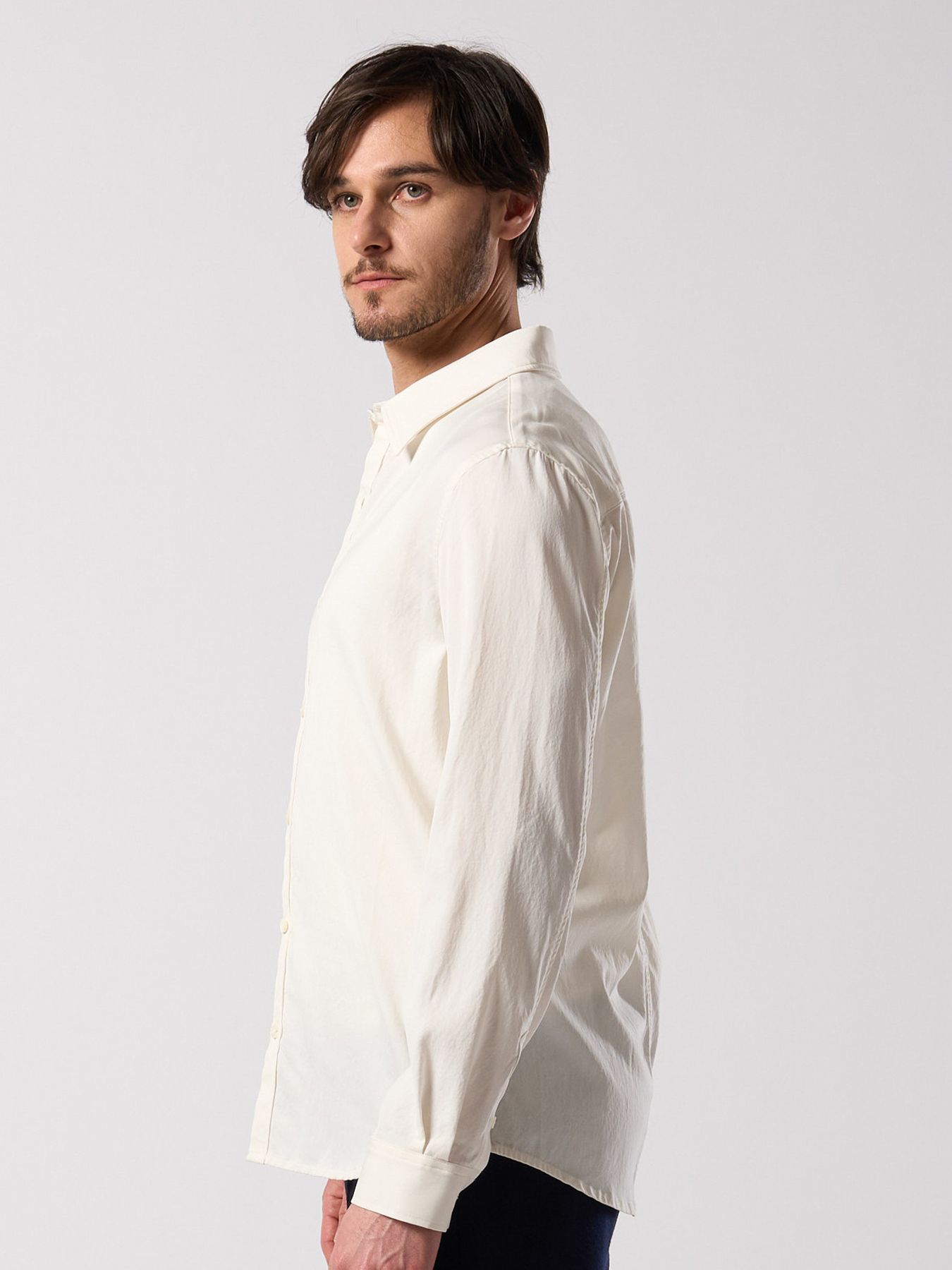 【予約品 4月19日(日) 18時締切】cupuro fibril dress shirt / キュプラフィブリル ドレスシャツ / ホワイト