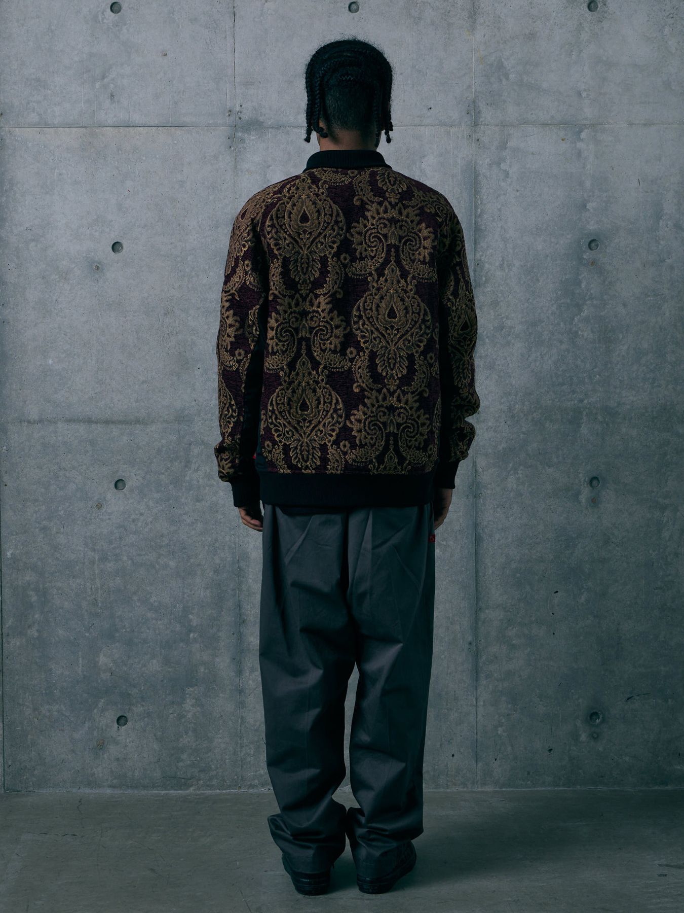REGALIA JKT / ジャガードブルゾン / BURGUNDY