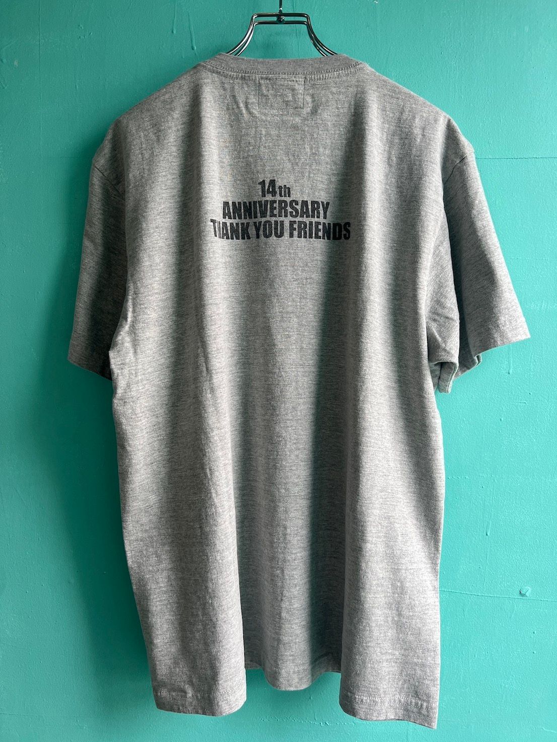 【予約3/13（月）10:00締め】 M-TS01 / t-shirts (arch M) / heather gray14周年記念【Mエム】2023 3月末～予定