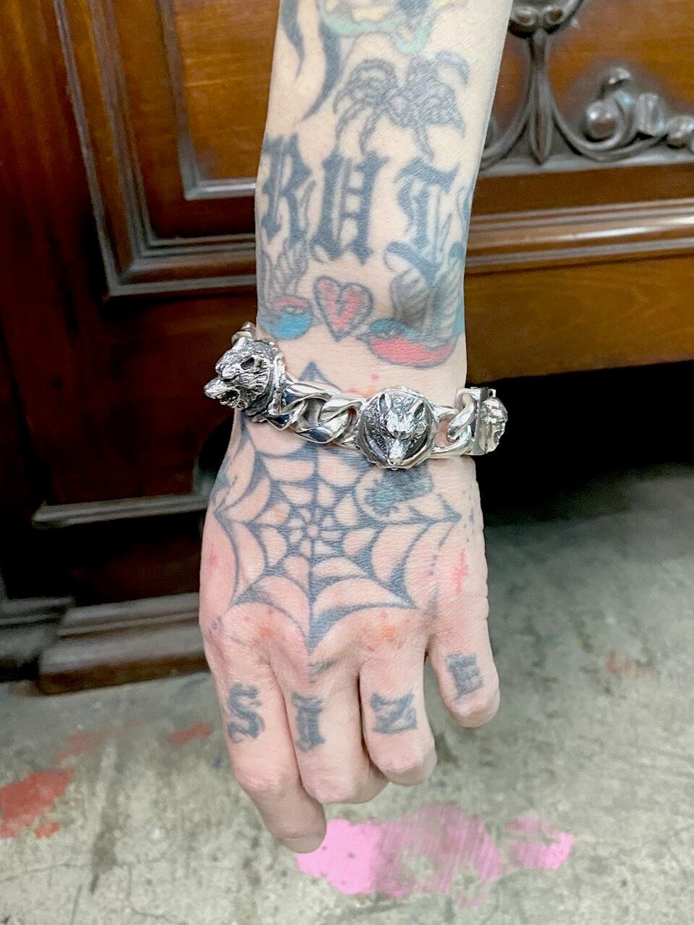《受注生産》CHAIN BRACELET [WOLVES] / チェーンブレスレット・ウルヴス / 注文から3～6週間後入荷予定