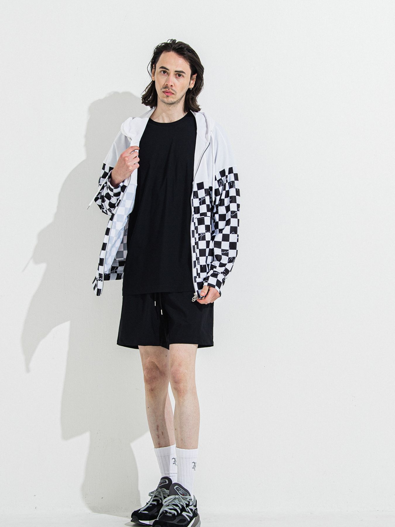 【予約品 】NYLON OVER T /  ナイロンオーバーサイズTシャツ / ブラック