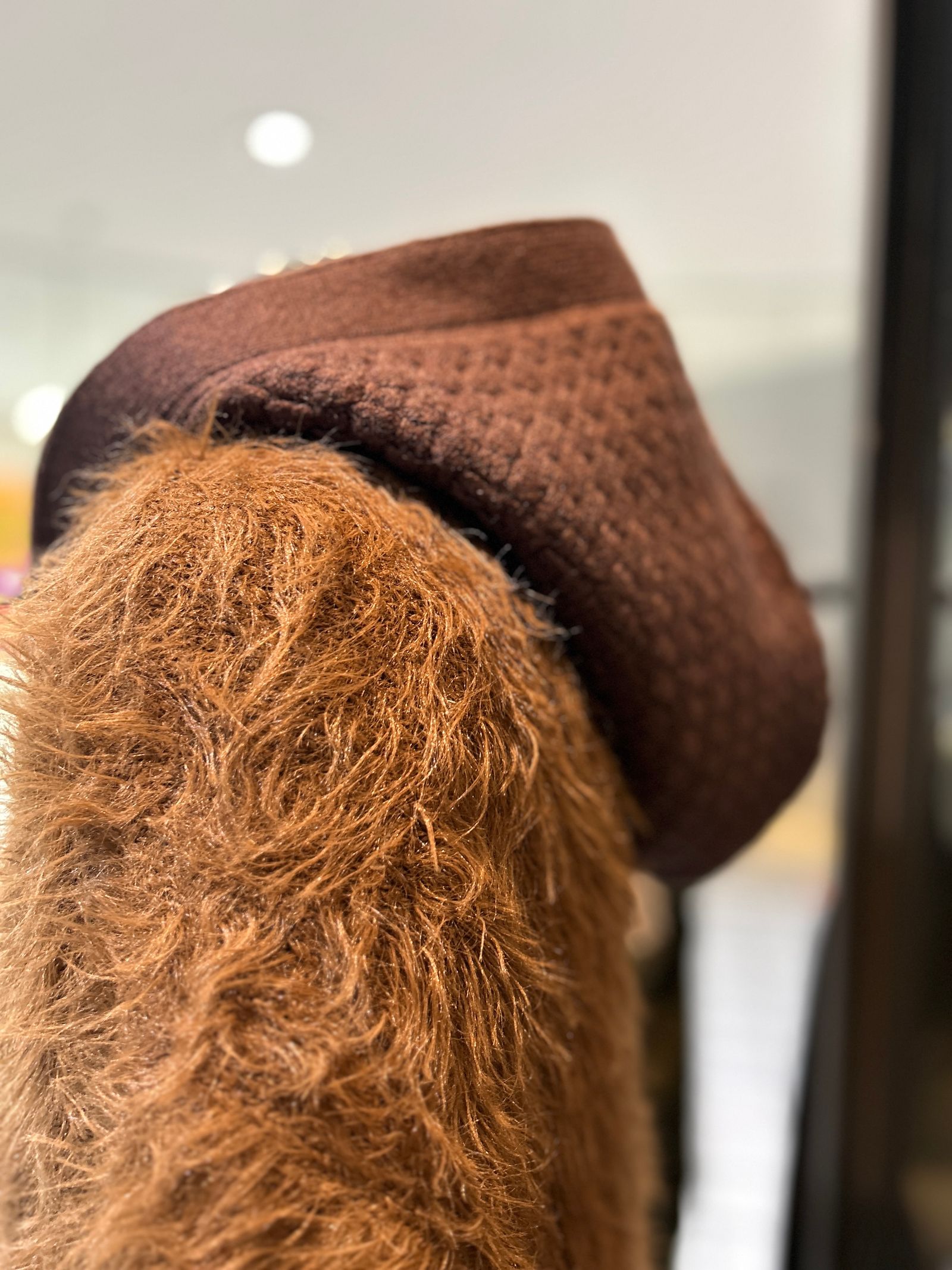 FAR BASKET HOODIE / ファー バスケット フーディ / ブラウン