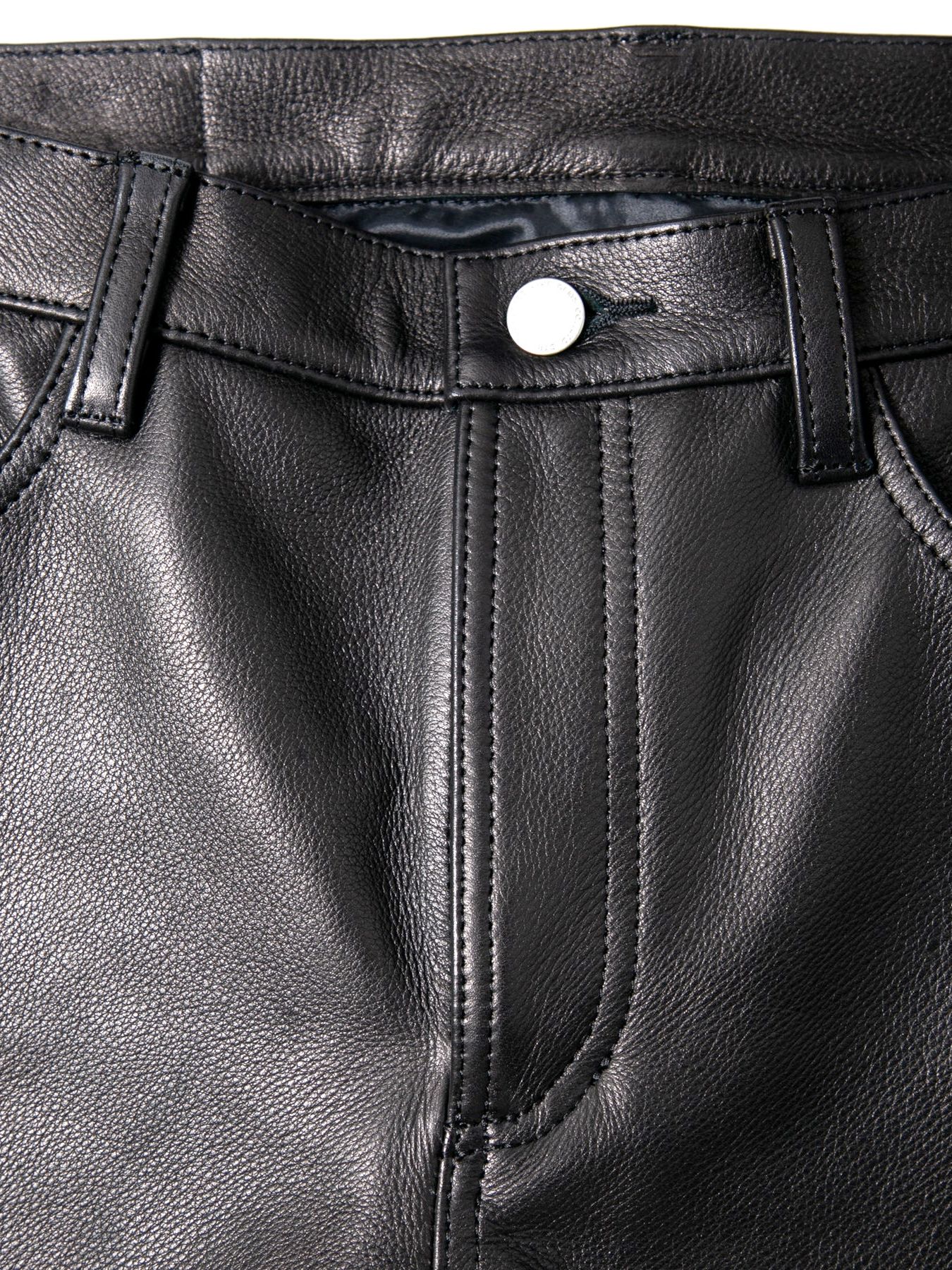 Japanese Washable Cow hide Five Pocket Pants / ジャパン ウォッシャブル カウハイド 5ポケットパンツ / LAD GEAR