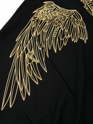 GOLDEN WING CREW NECK T-SHIRTS/ ブラック 【BOY LONDON】