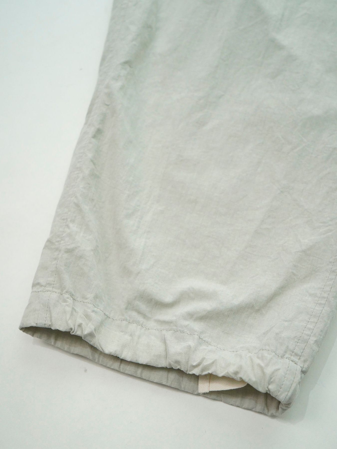 【予約品 5月7日(水) AM10時 締切】Royalram/ コットンラミー トラウザーズ / ライトグレー