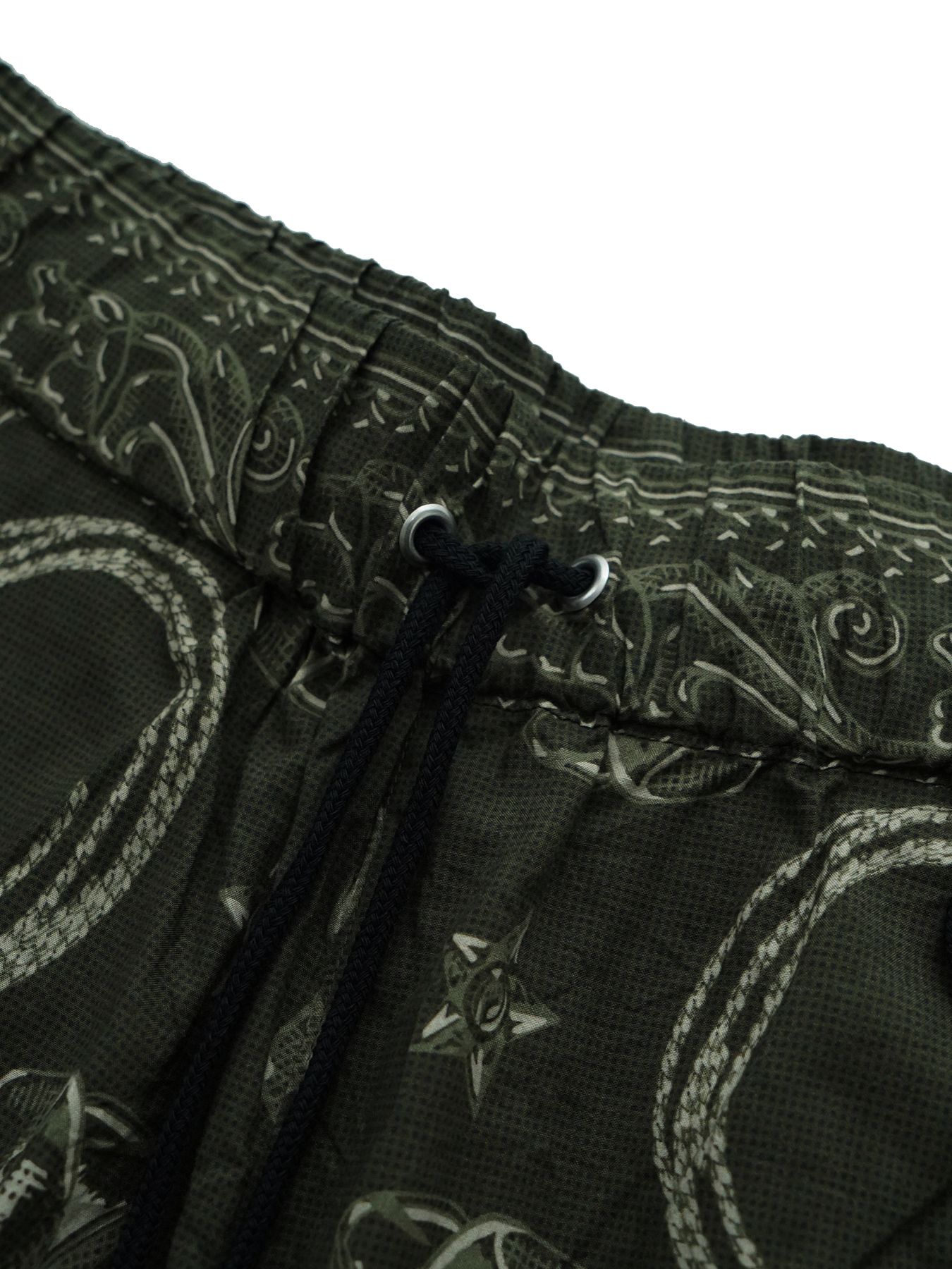 【予約品 11月23日(日) 締切】WESTERNBANDANA SHORTS / バンダナプリント ショーツ / CHARCOAL