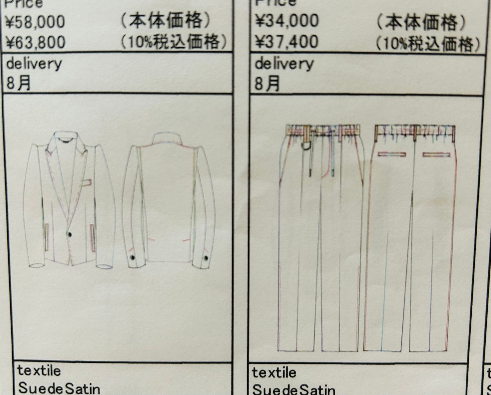 《予約品》I様専用 ShortPeackedJacket / スエードサテンショートジャケット / ブラック