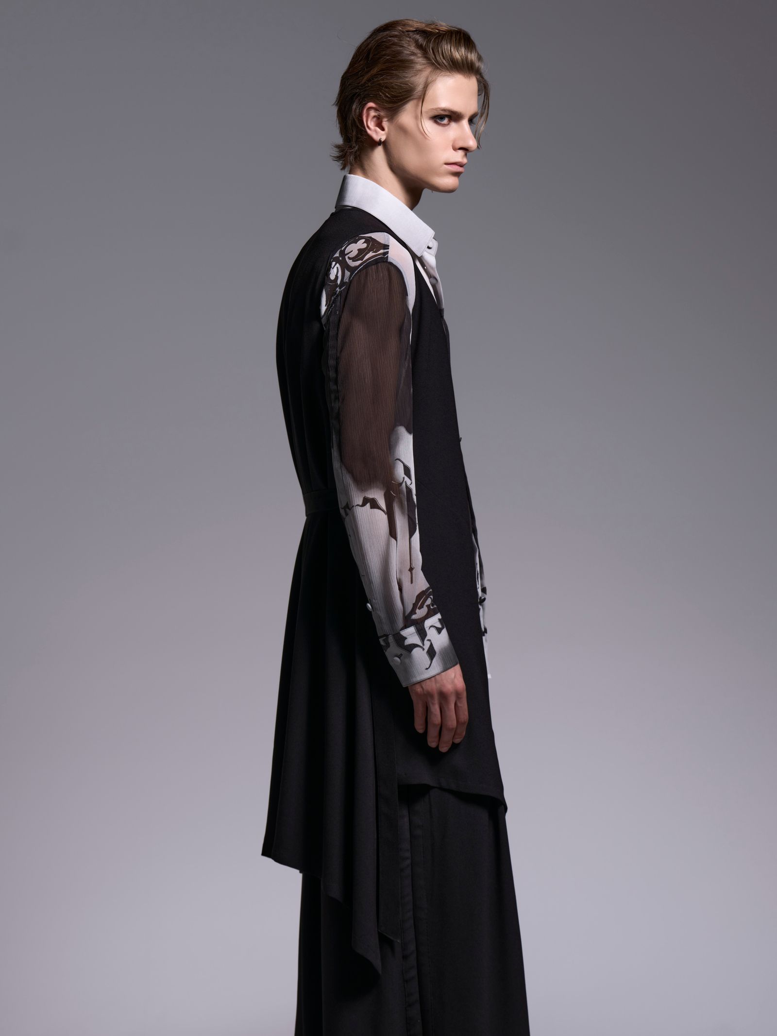 【予約品 1月4日(日) 締切】Shirt / シャツ / ブラック&グレー