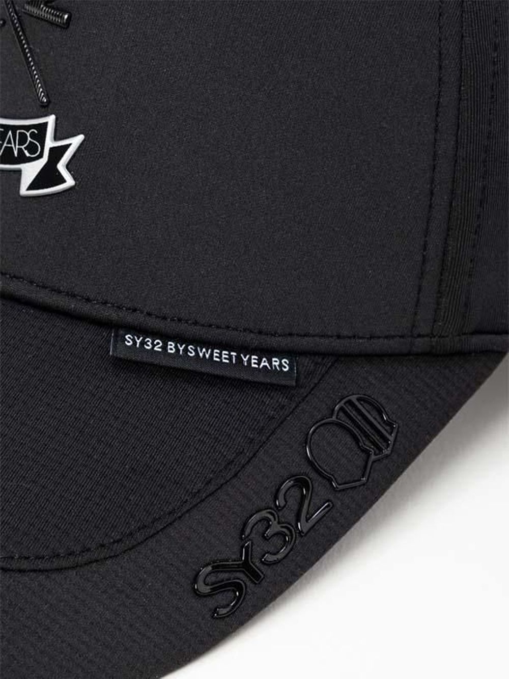 DOUBLE FACE CAP / ダブルフェイス キャップ / ブラック【SY32 by SWEET YEARS GOLF】