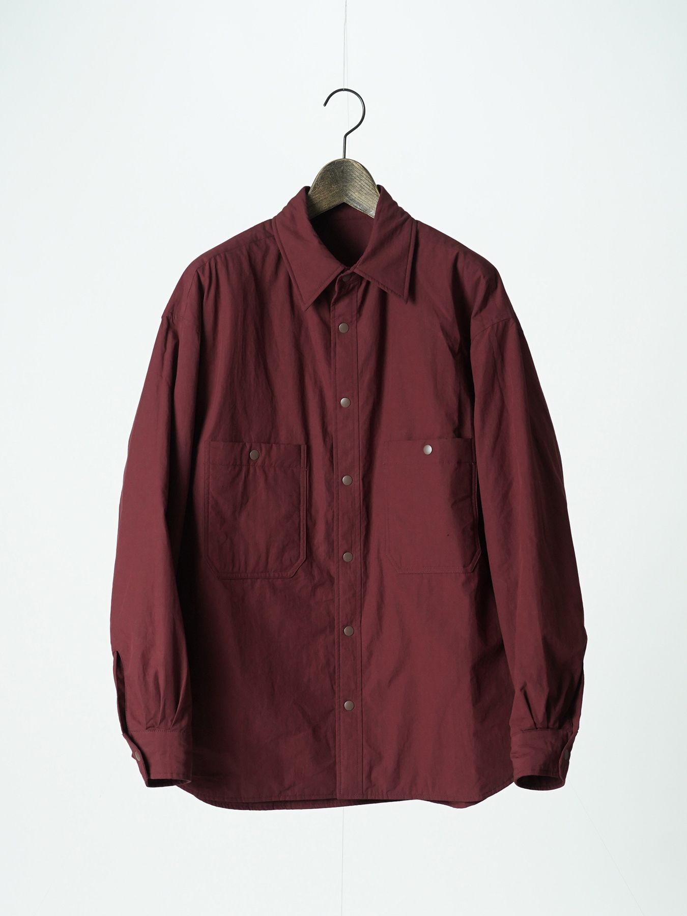 【予約品 5月6日(水) 締切】FLIPPADDING-SHIRTS / リバーシブルシャツ / ワイン×ワイン