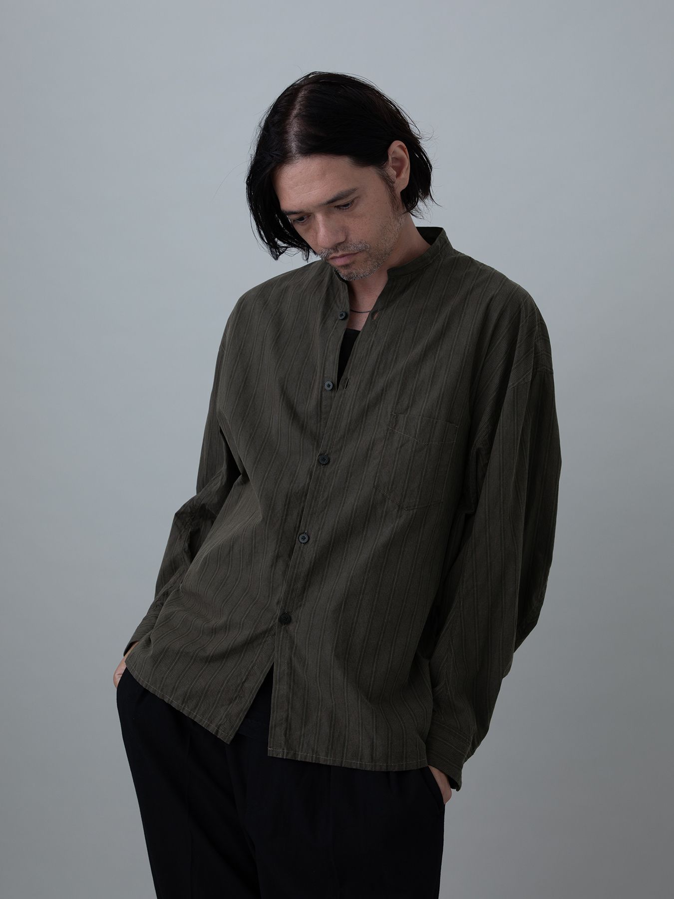 【予約品 11月23日(日) 締切】SUMISHIRT / マルチストライプシャツ / 太STRIPE