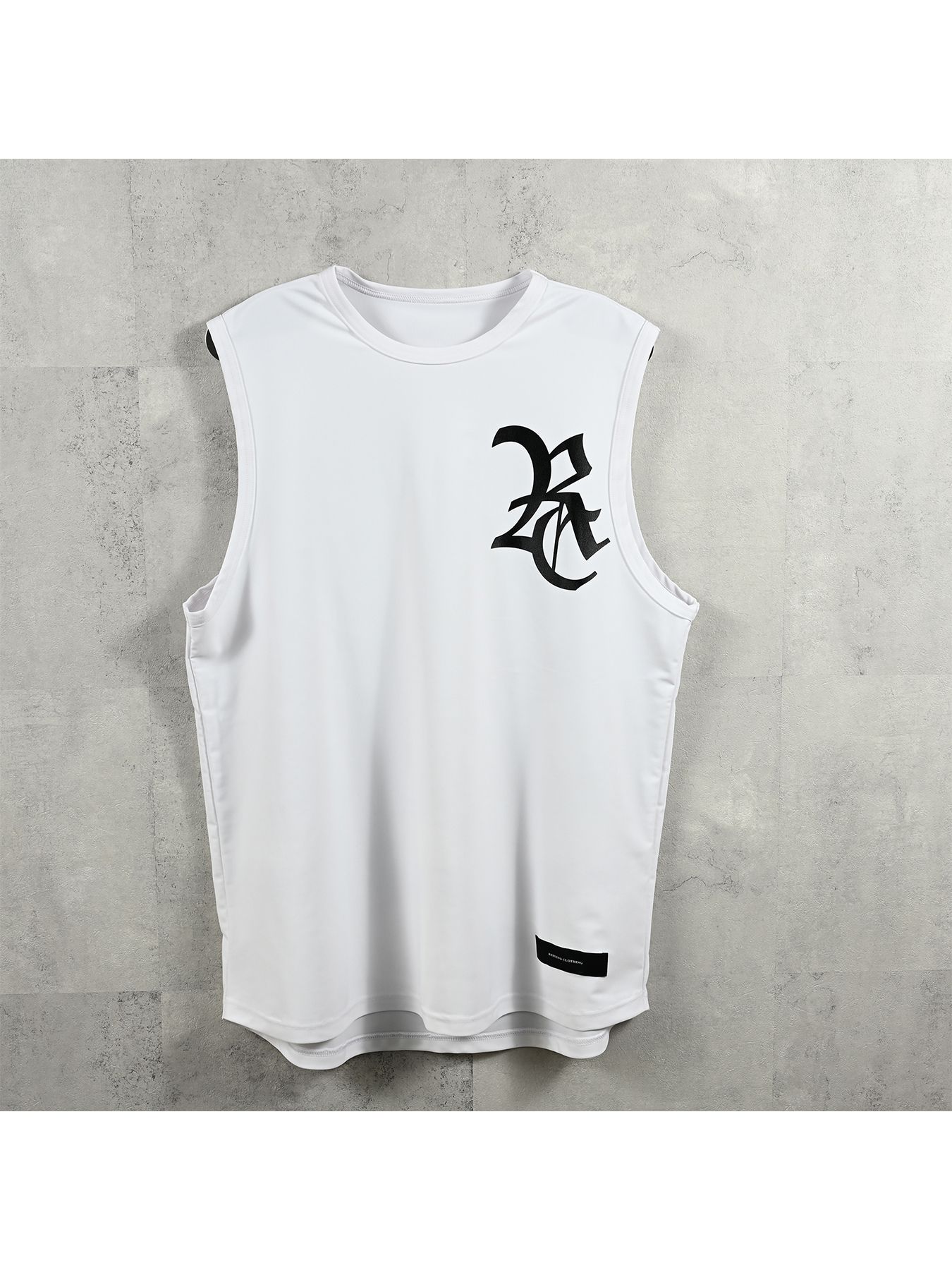 【予約品 】RASH OVER NO SLEEVE / ラッシュガード オーバーサイズノースリーブ / RCホワイト