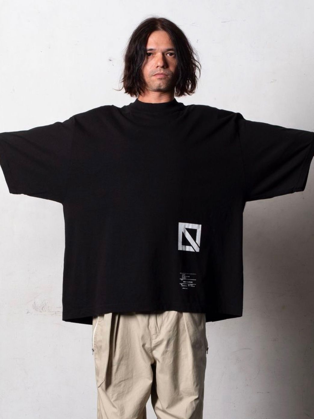 I CON TEE/ ビックTシャツ / ブラック