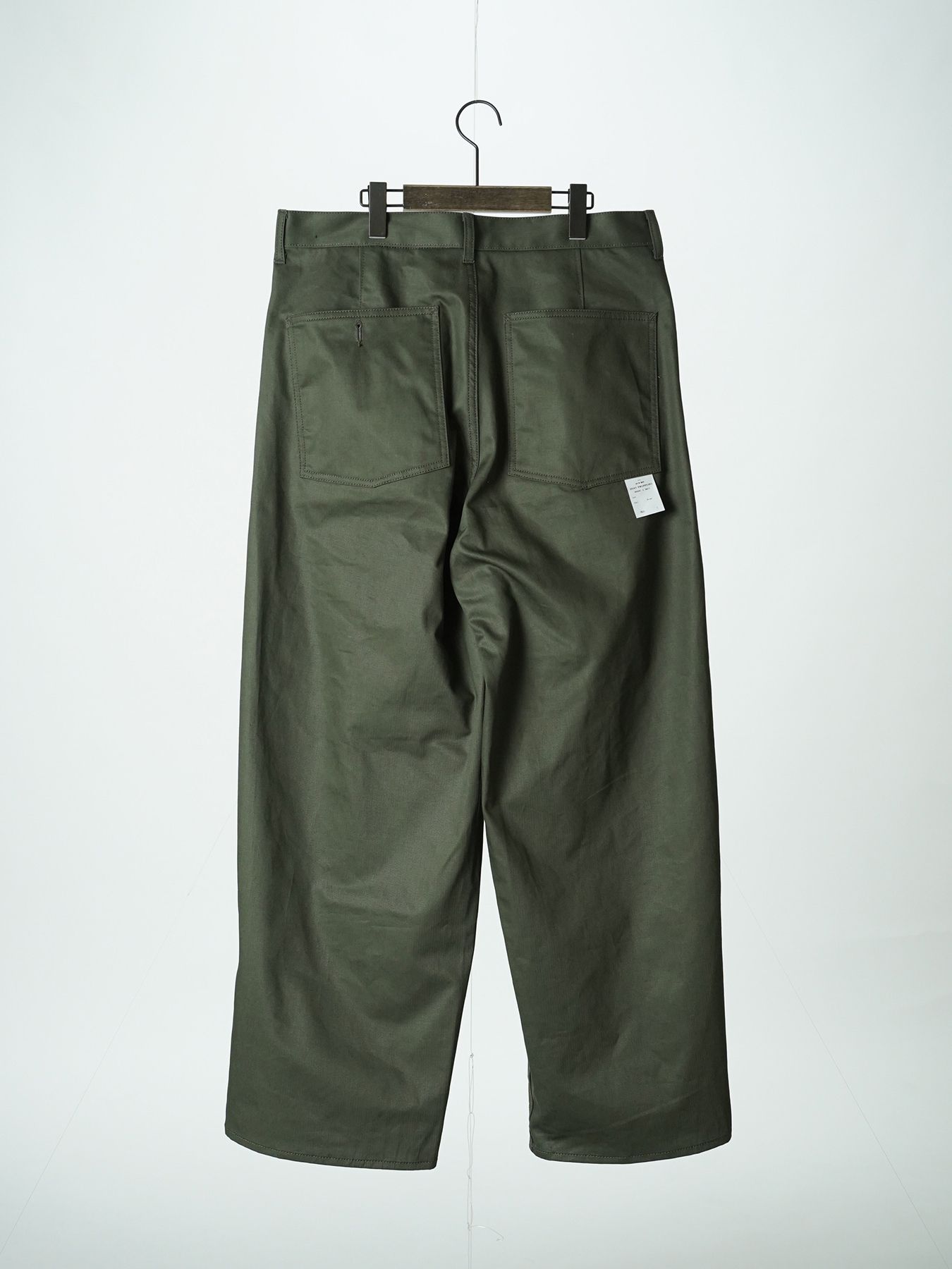【予約品 5月6日(水) 締切】USN-MIRITARYHERRINGBONE / ミリタリーパンツ / カーキ